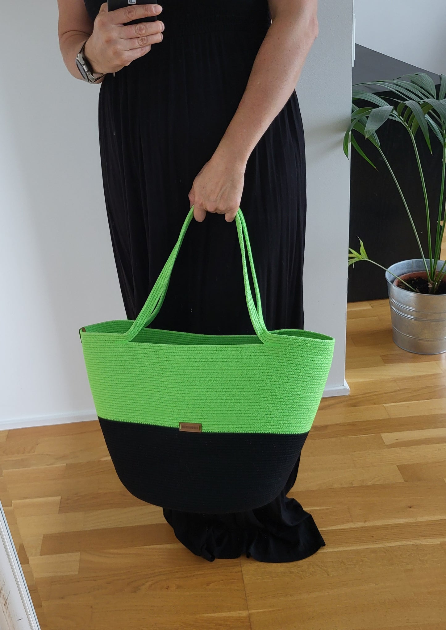 City Bag - Svart & äpple