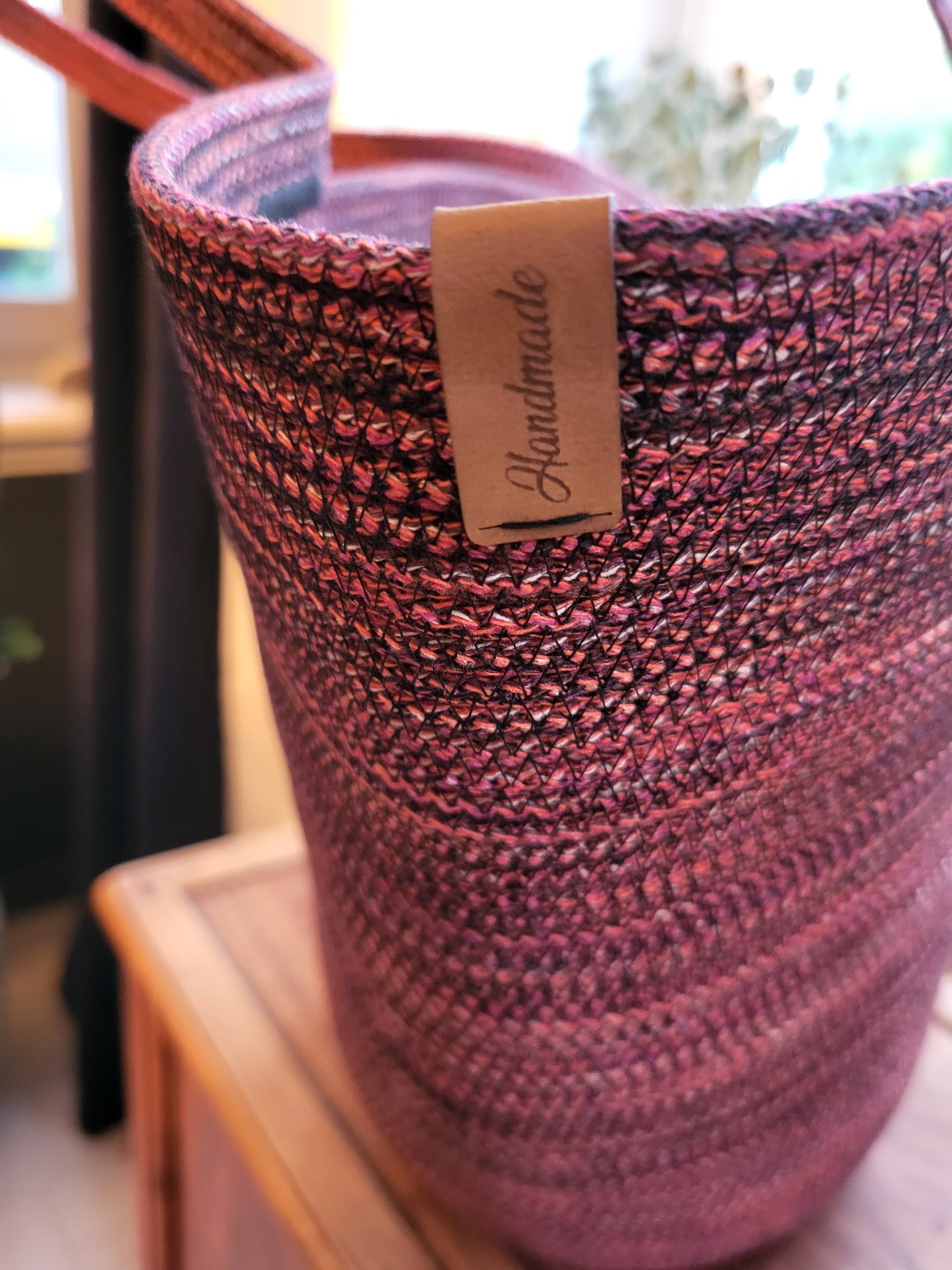 City Bag, rund botten. Färgblandning.