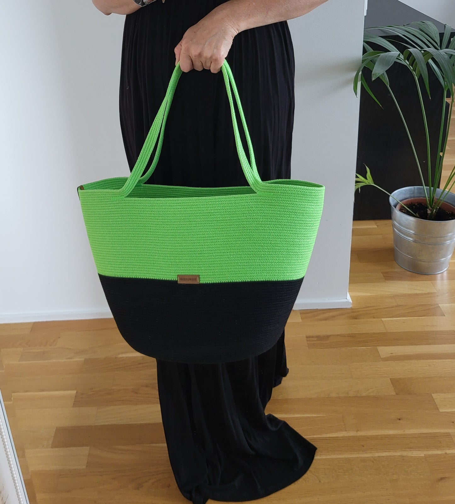 City Bag - Svart & äpple