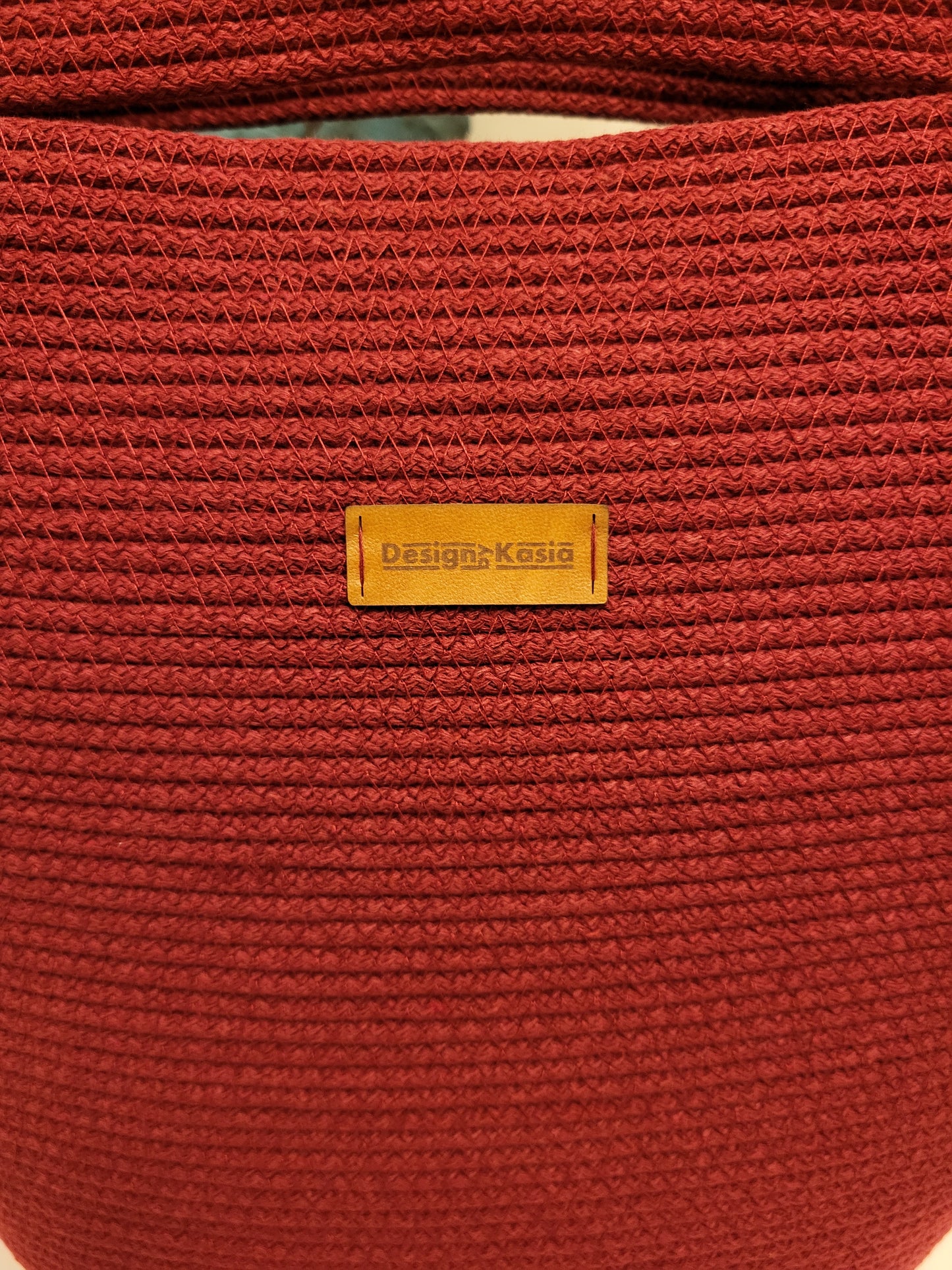 Handbag. Vinröd