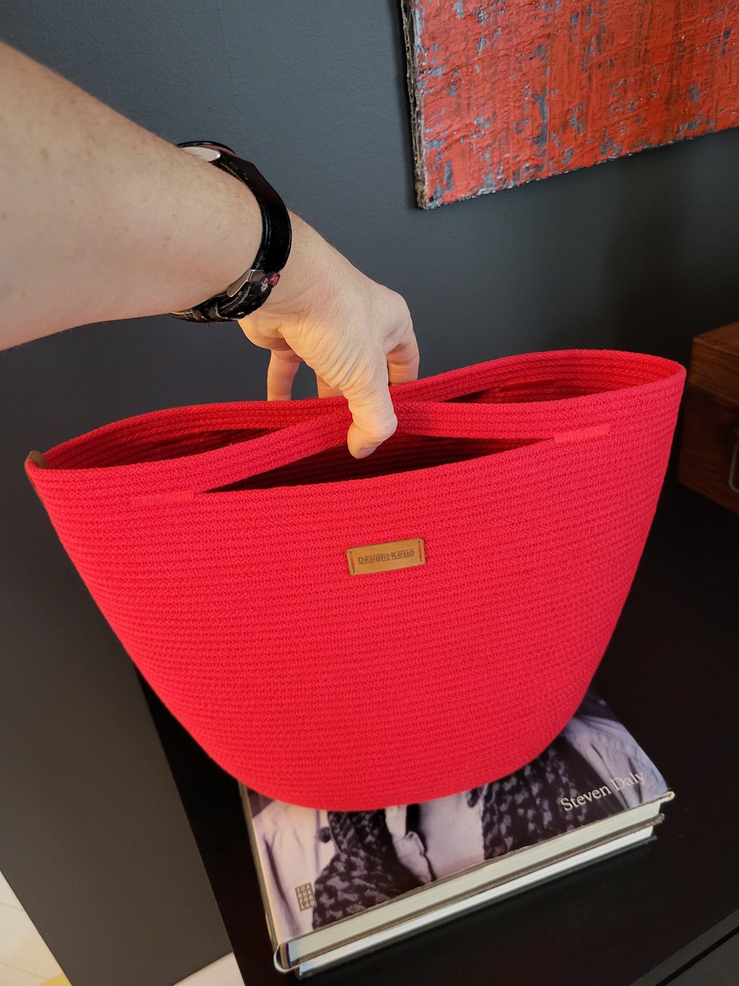 Handväska, Röd