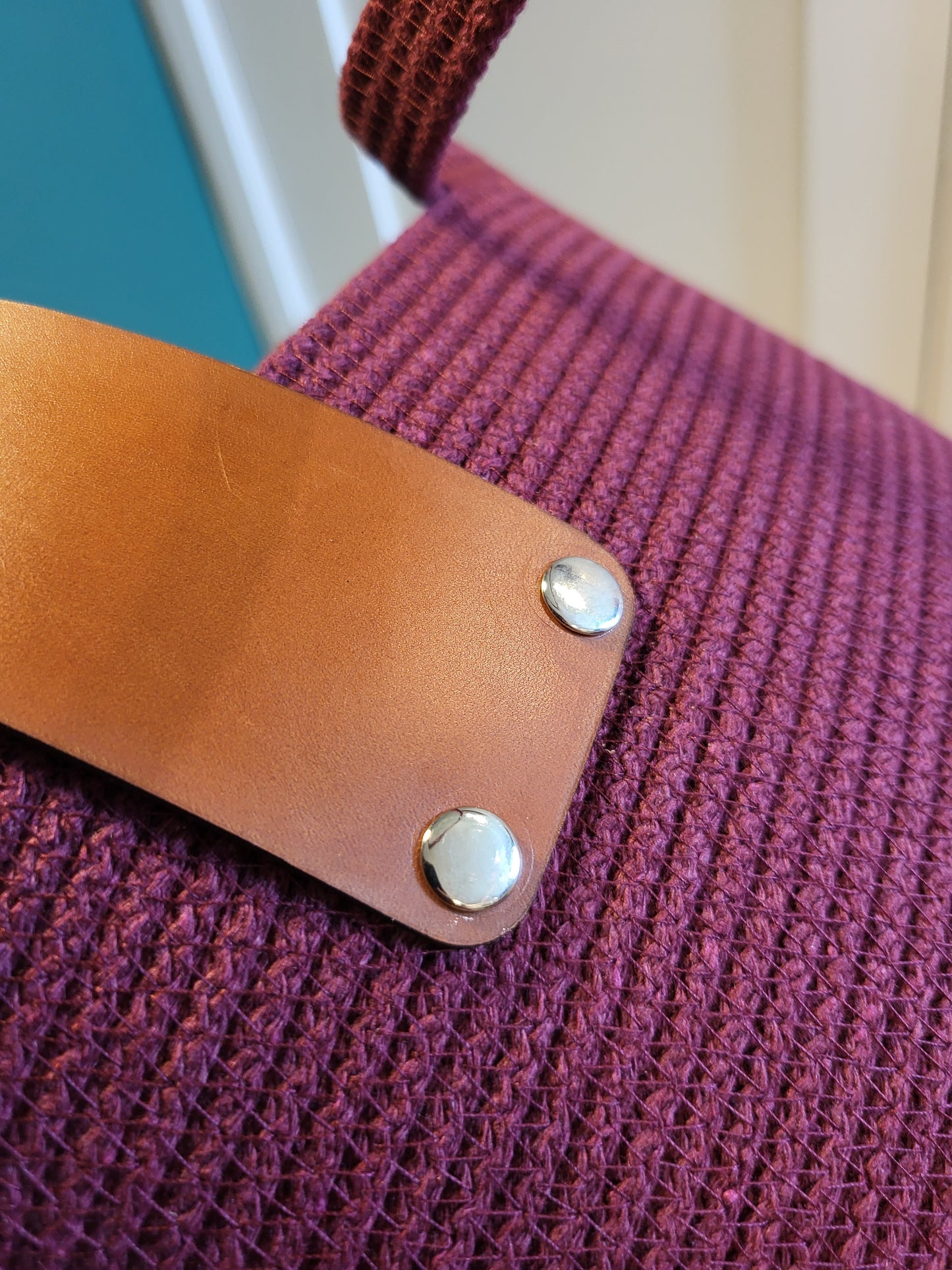 City Bag mini, Burgundy.