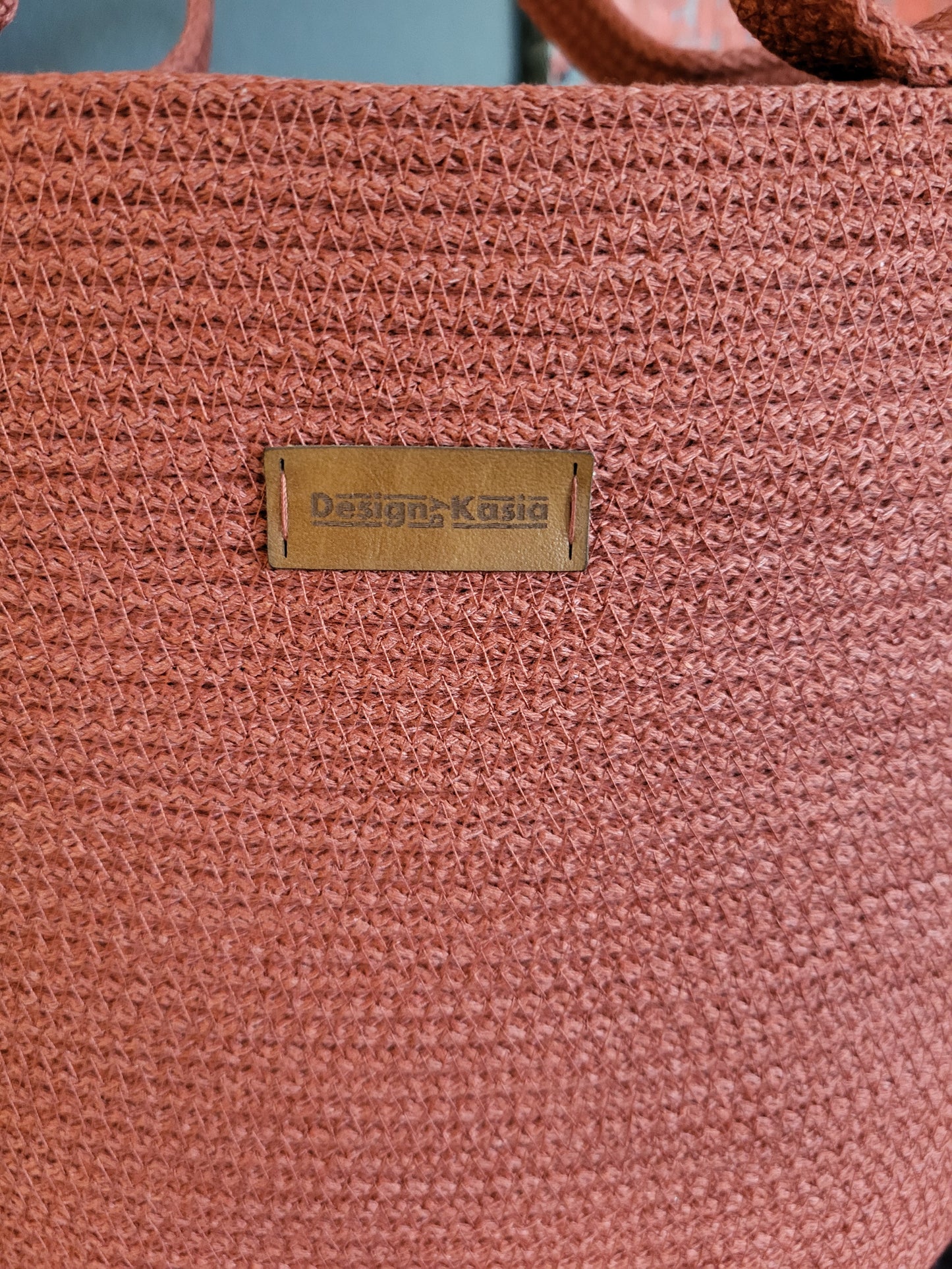 Handbag. Terrakotta.
