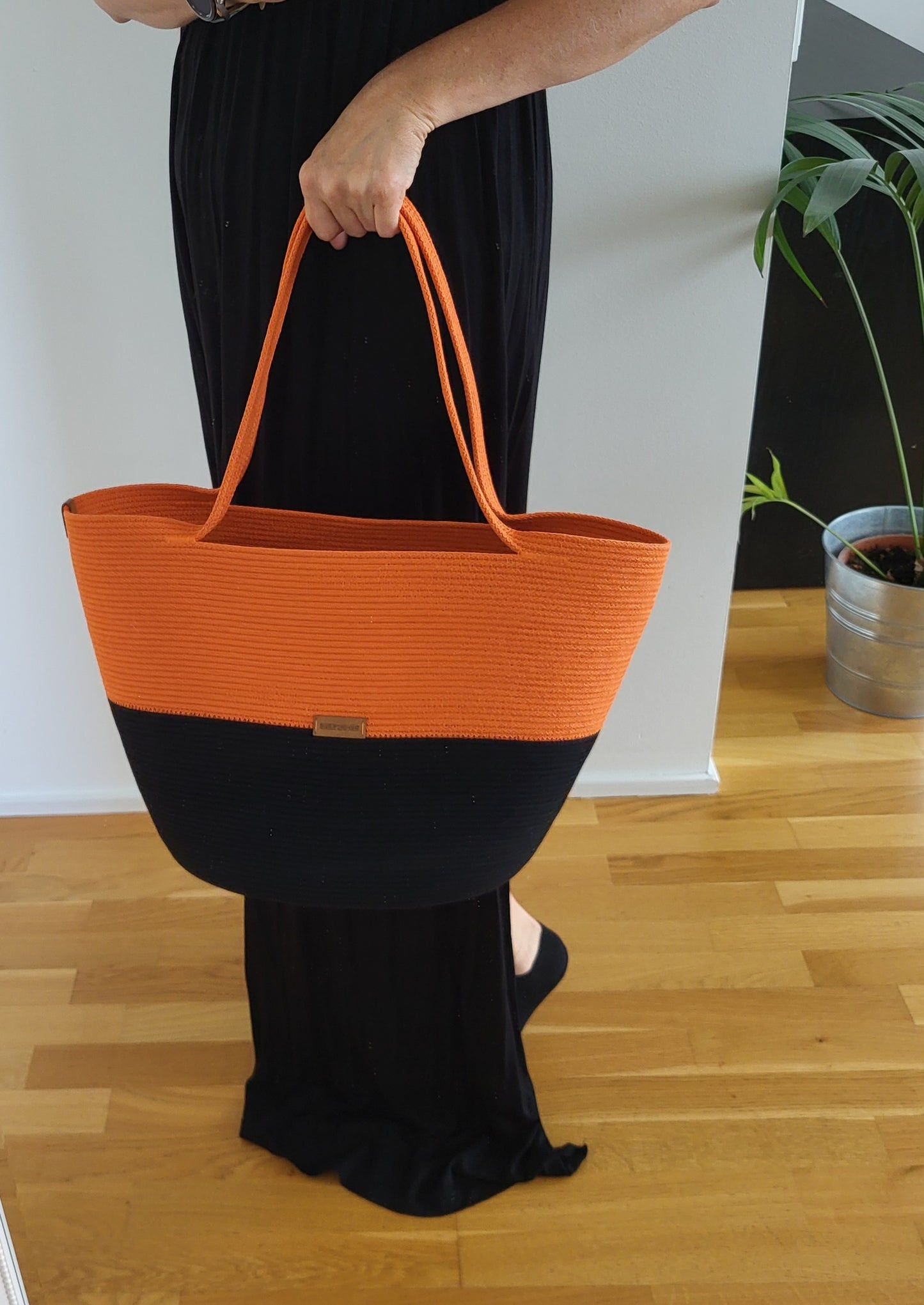City Bag - Svart & morot
