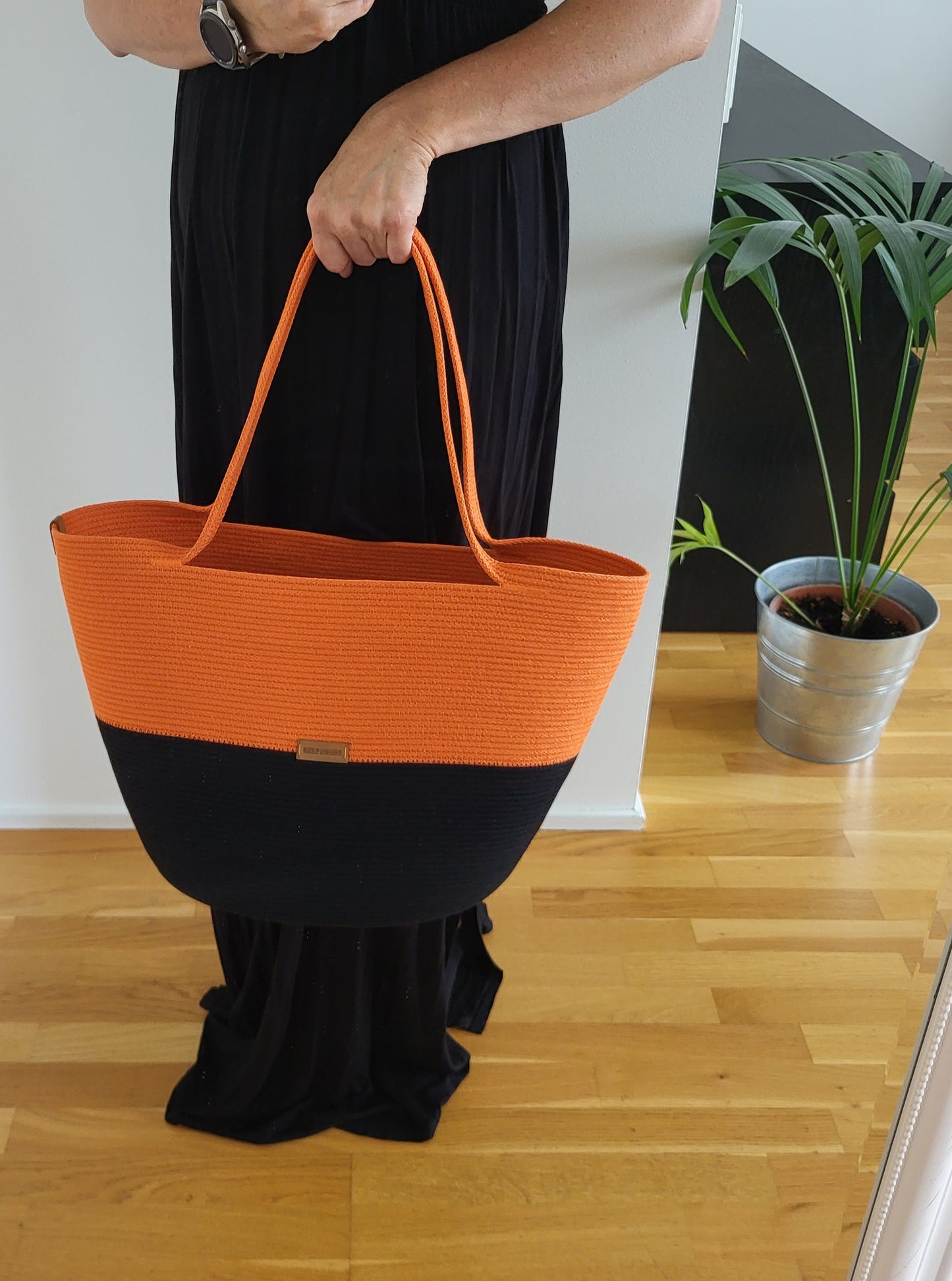 City Bag - Svart & morot