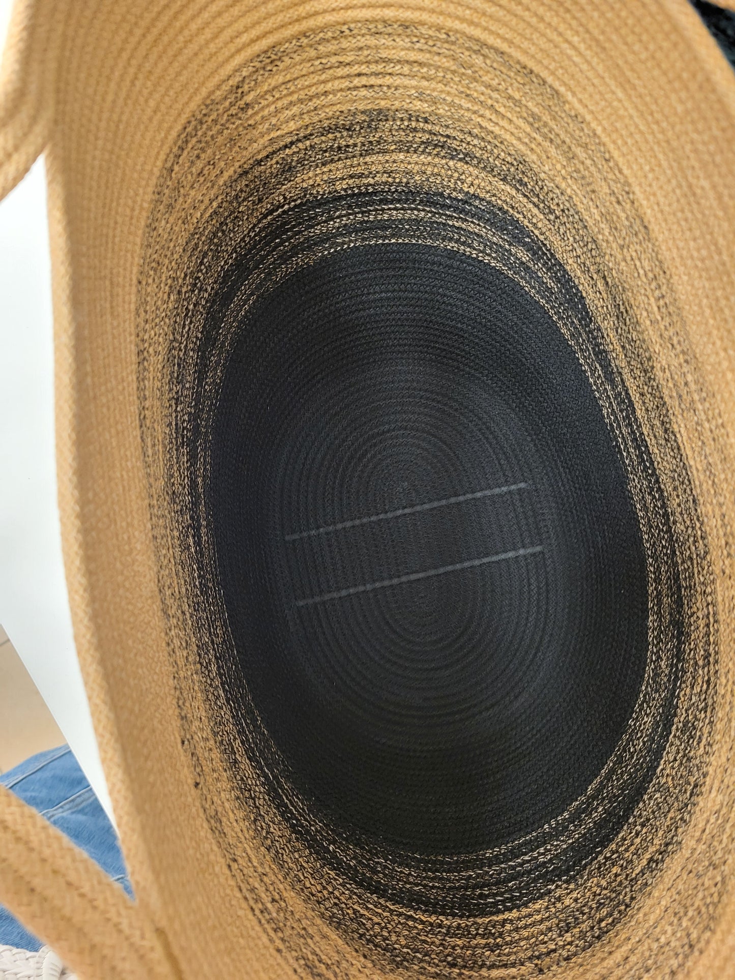 City Bag ombre, svart och karamel