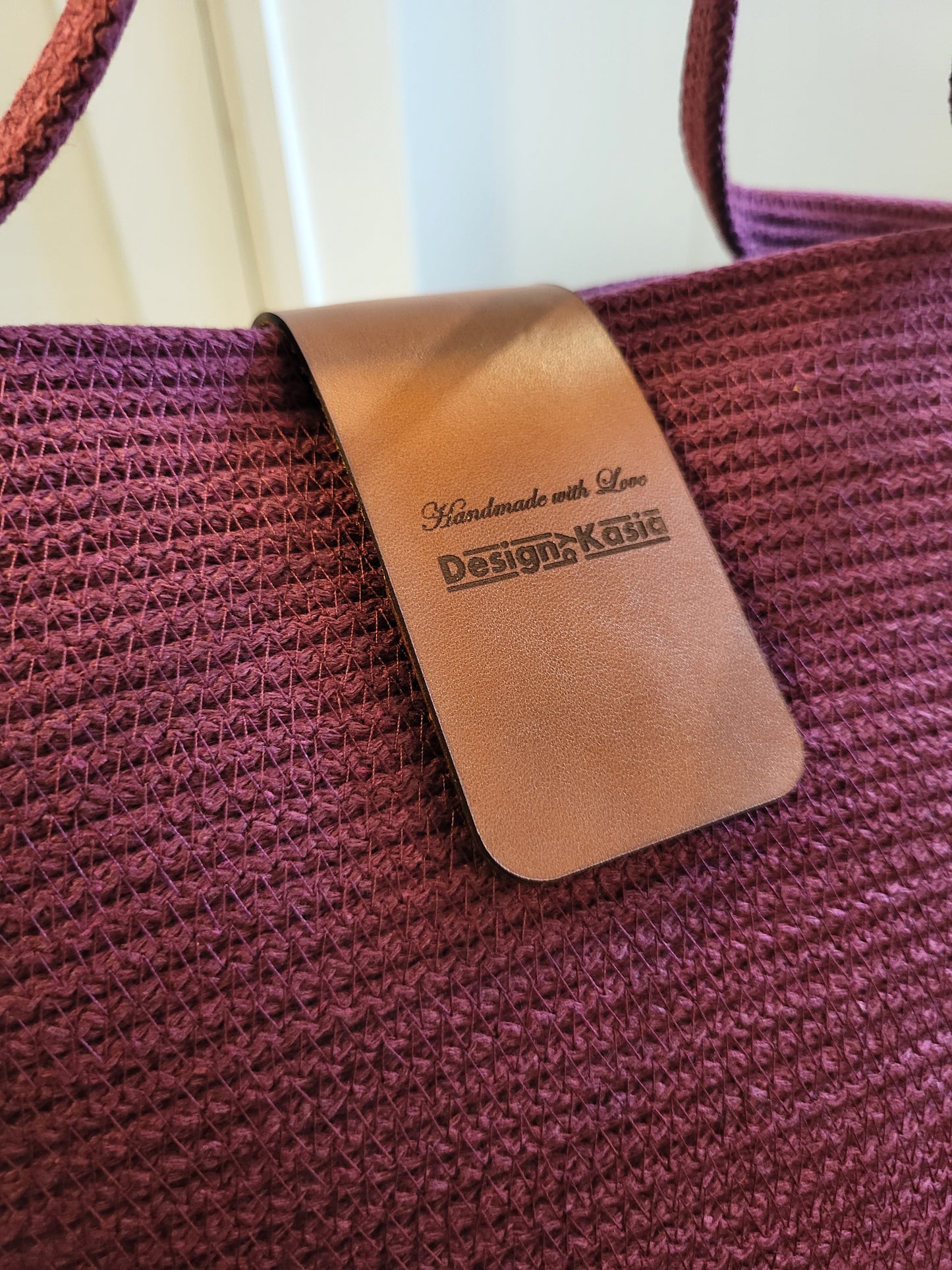 City Bag mini, Burgundy.