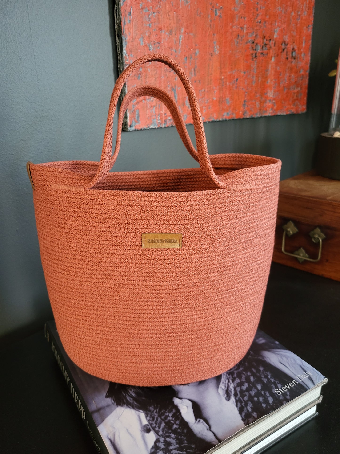 Handbag. Terrakotta.