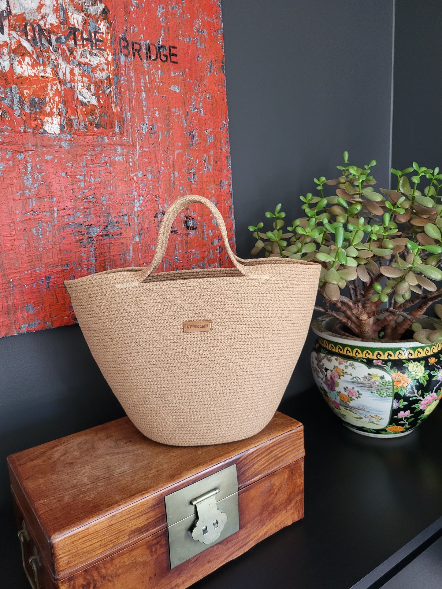Handbag. Karamell