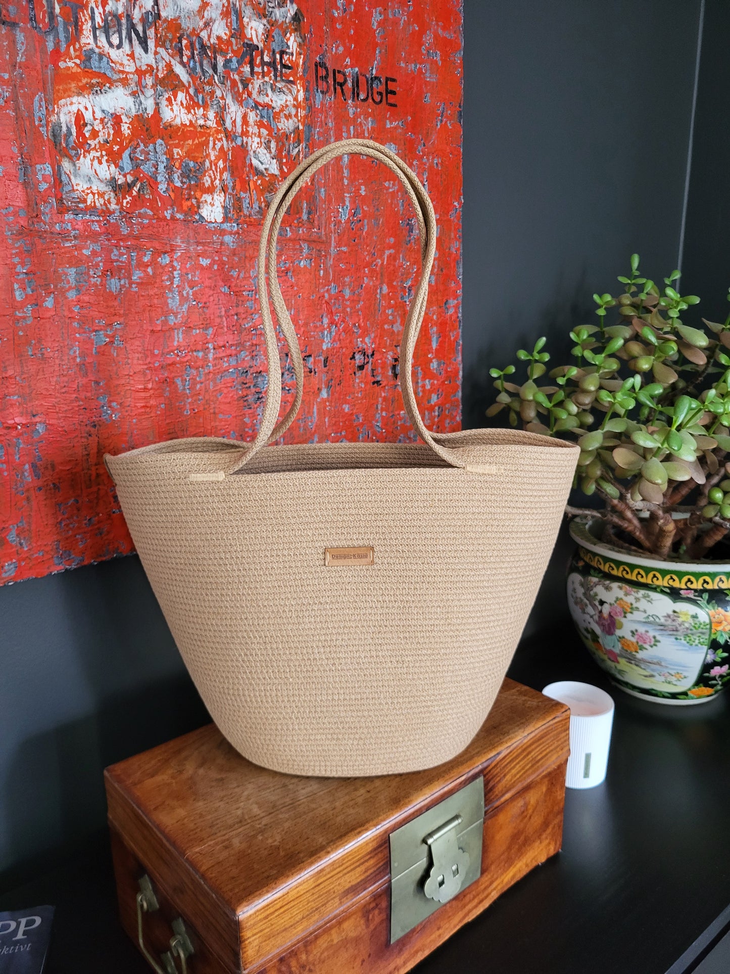 City Bag Horizon. Karamell.