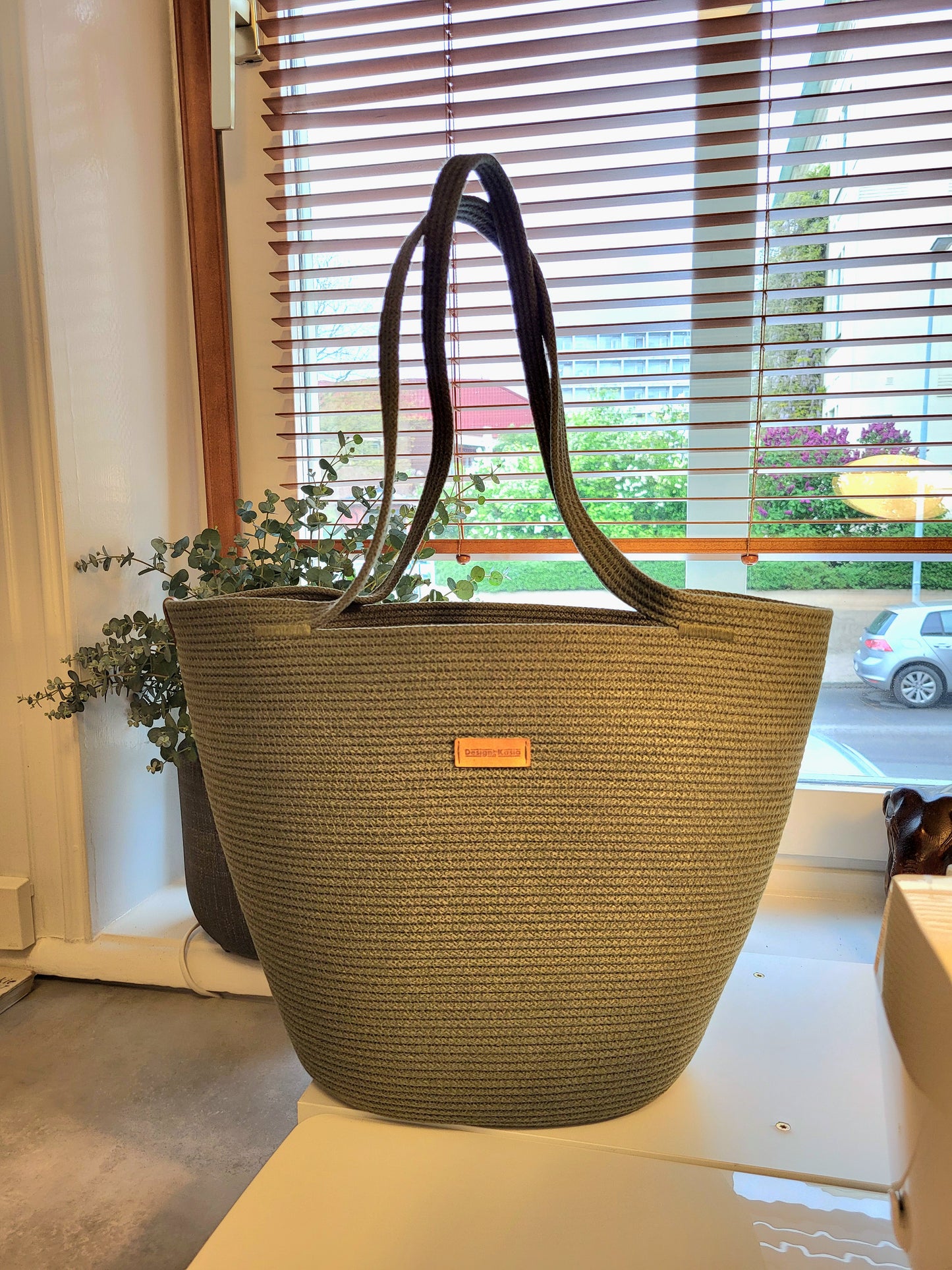 City Bag. Olivgrön