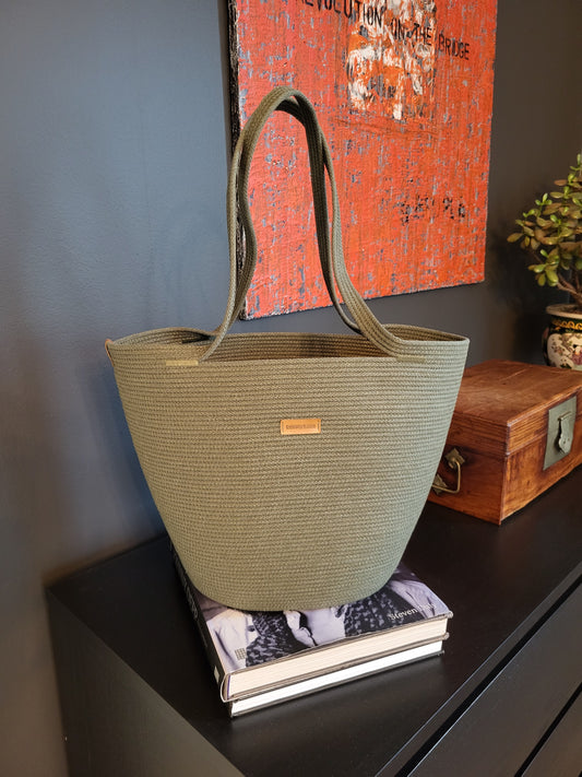 City Bag. Olivgrön