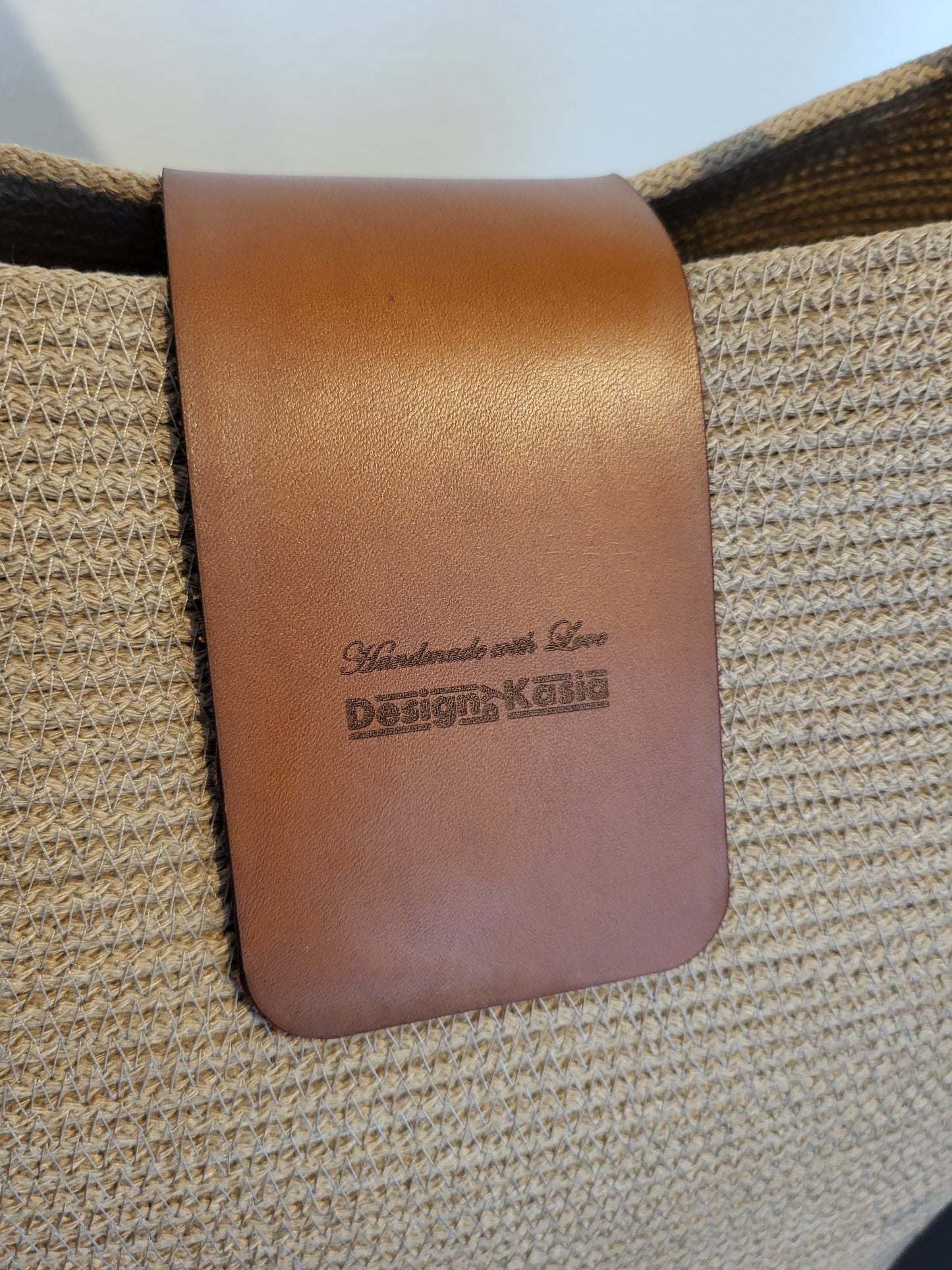City Bag med spänne - Karamell