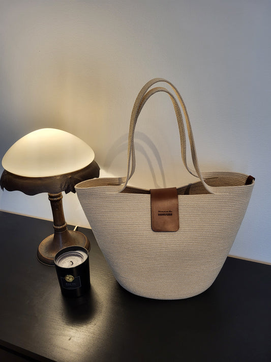 City Bag med spänne - Sockerkaka