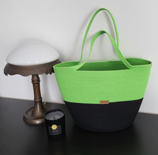 City Bag - Svart & äpple