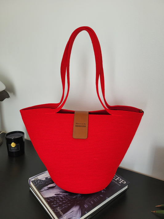City Bag mini. Röd