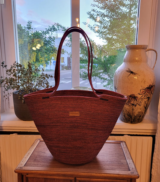 City Bag, rund botten. Färgblandning.