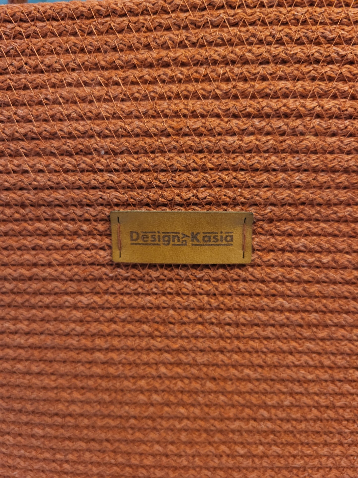 City Bag, oval botten. Terrakotta