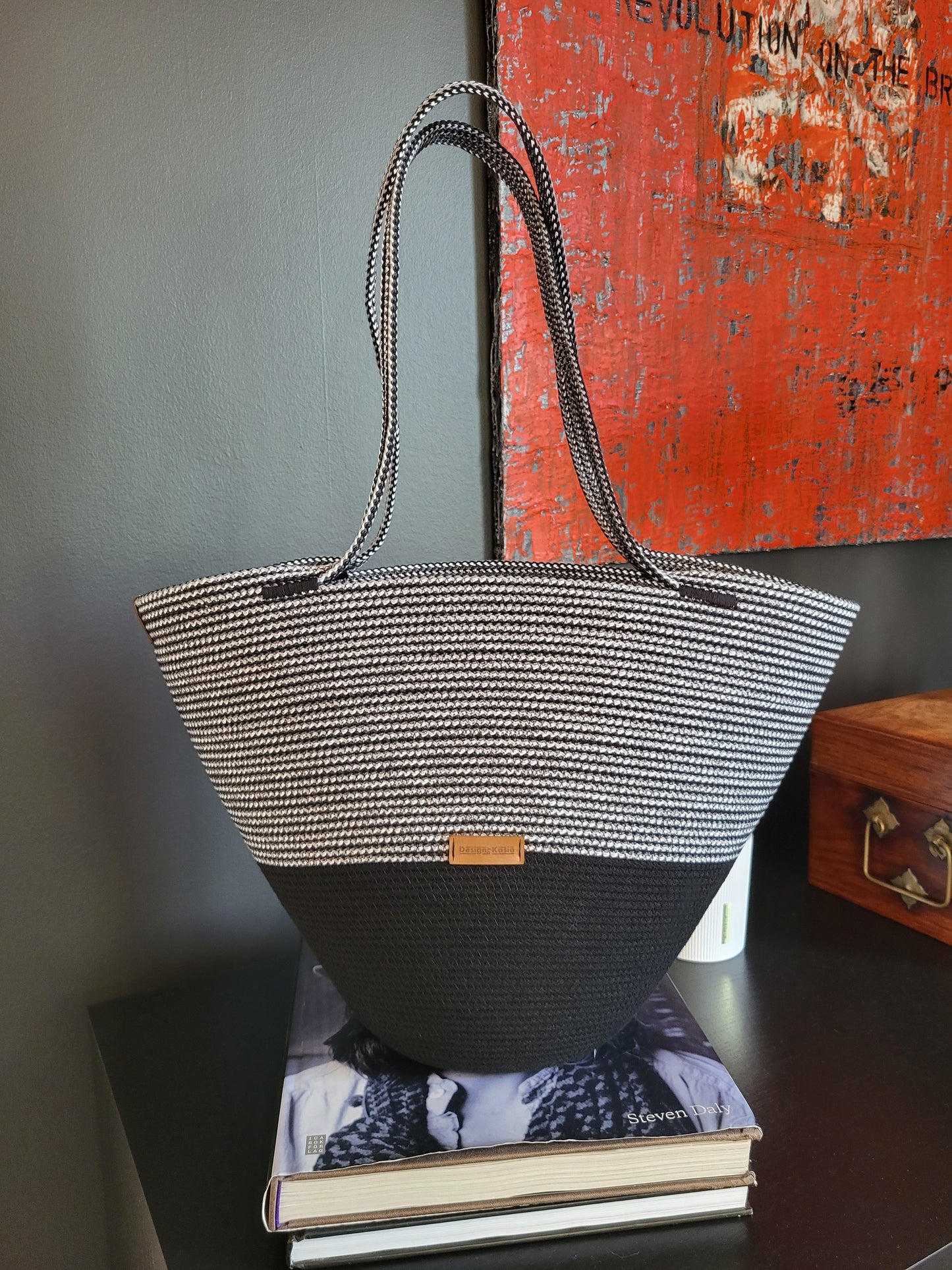 City Bag. Svart och blandad.