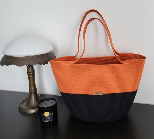 City Bag - Svart & morot