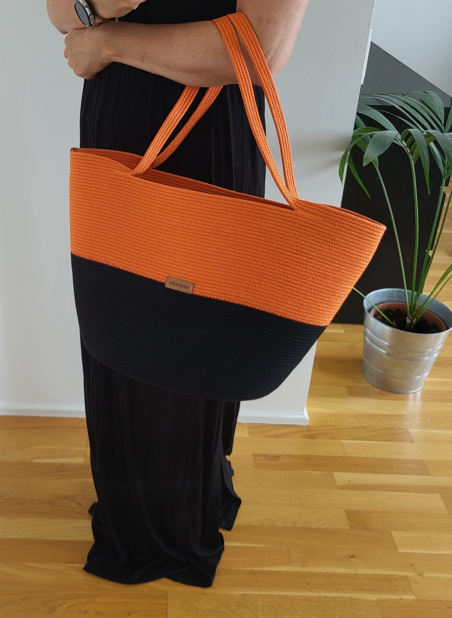 City Bag - Svart & morot