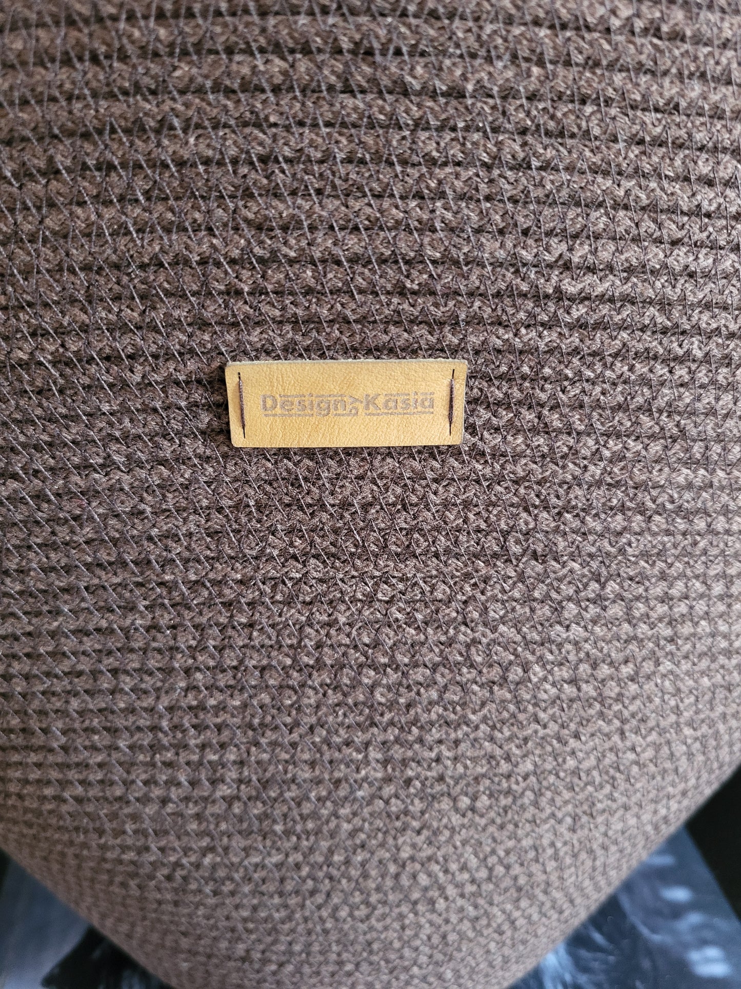 City Bag, oval botten. Mörk choklad