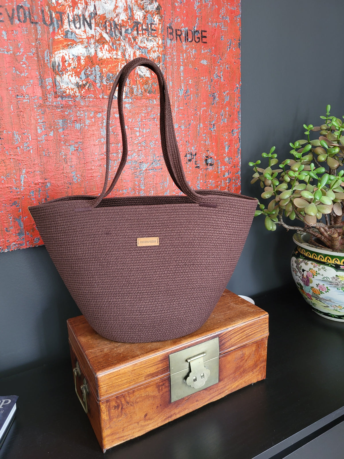 City Bag Horizon. Mörk choklad.