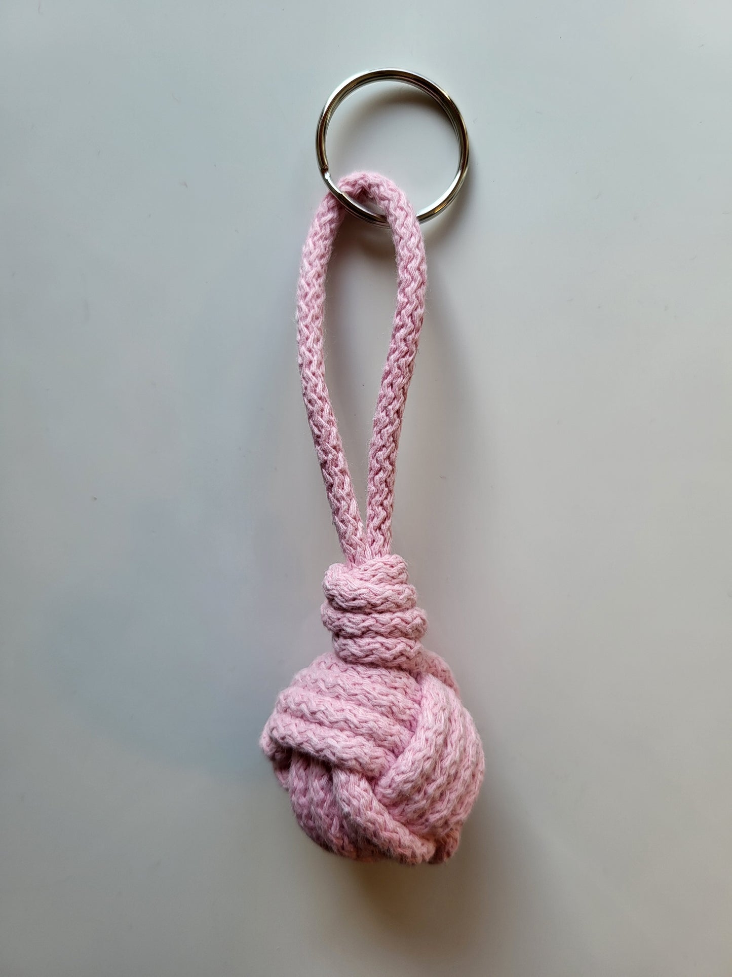Nyckelring. Rosa.