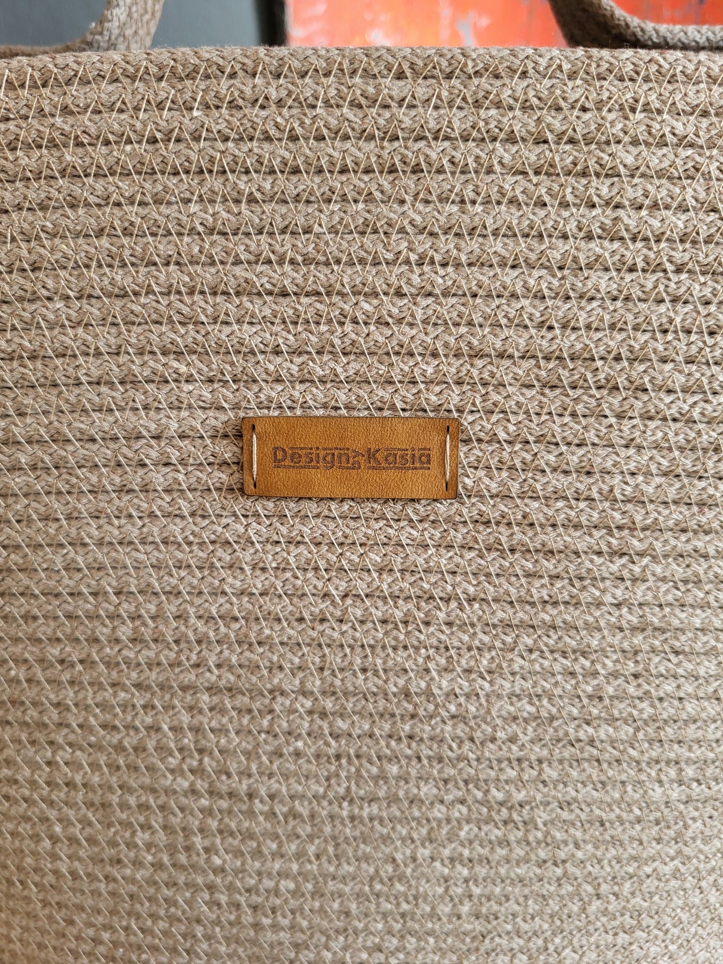 City Bag Horizon, dubbla handtag. Cappucino