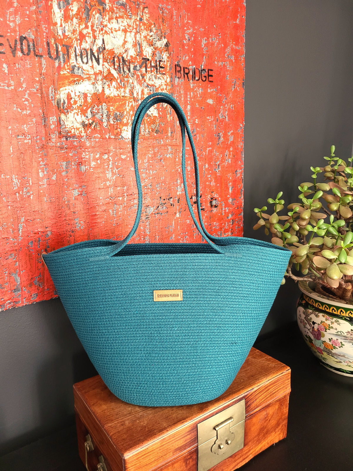 City Bag Horizon. Smaragd.