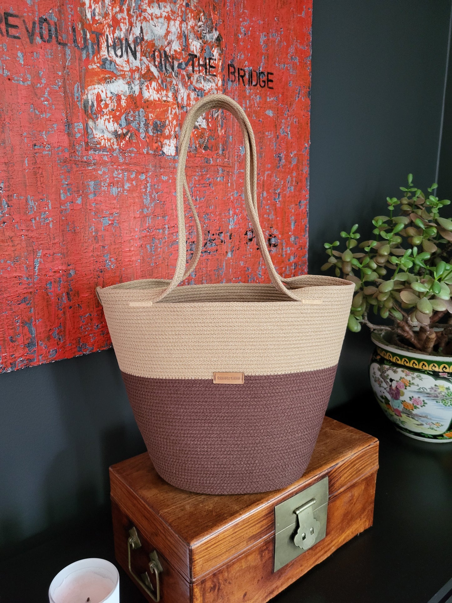 City Bag Metro. Brownie och karamell.