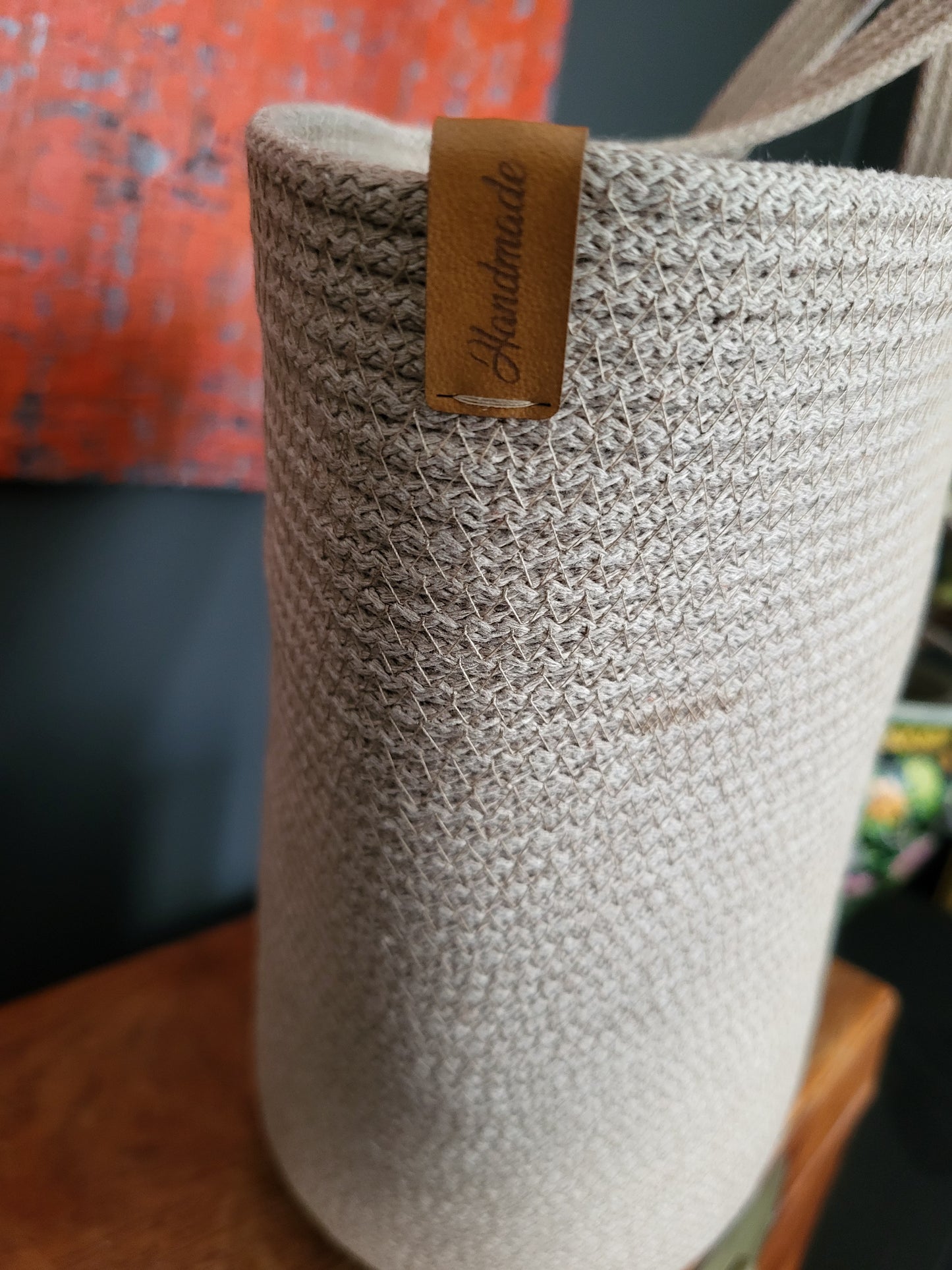 City Bag, oval botten. Cappucino.